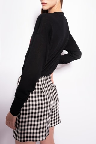 Jupe-short - Noir et blanc