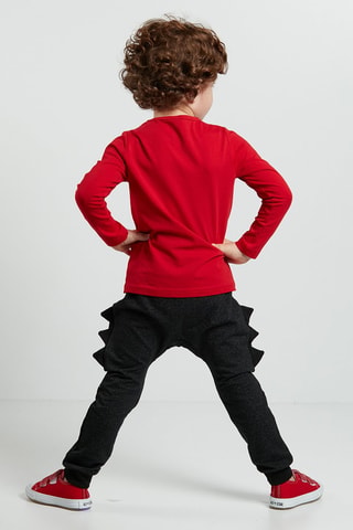 Camiseta y sarouel - Denokids - Rojo