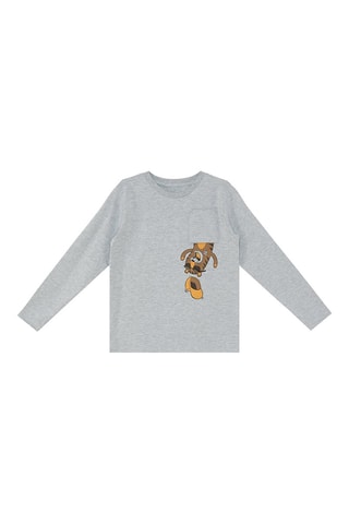 T-shirt en Joggingbroek - Beige en grijs