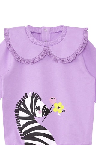 Sudadera - Denokids - Violeta