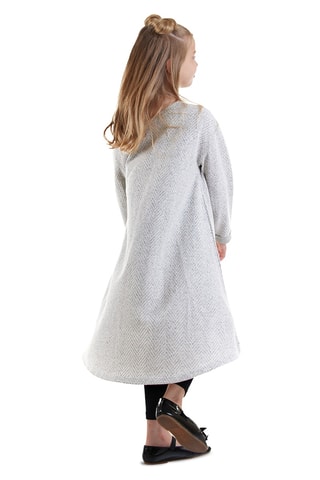 Vestido trapecio - Gris