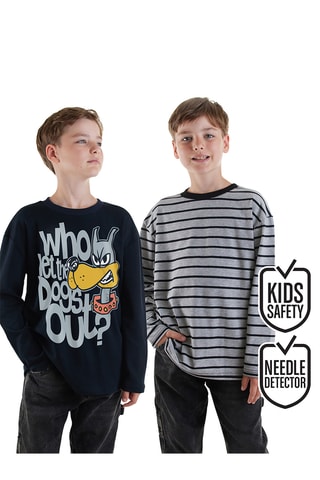 2 T-shirts - Blauw