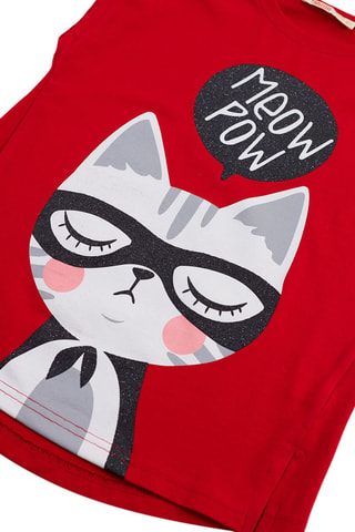 Camiseta y mallas pirada - Rojo