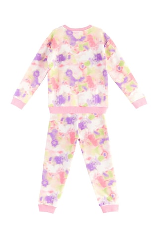 Sudadera y pantalón de chándal Tie-dye Unicorn - Rosa