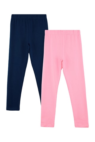 2 leggings - Amarillo, rojo y verde