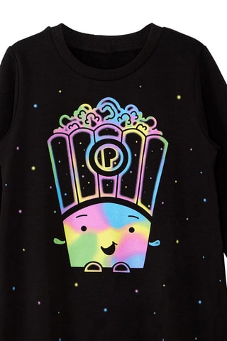 Vestido sudadera - Mushi - Negro