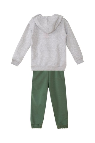 Sweater met Capuchon en Joggingbroek - Mushi - Groen