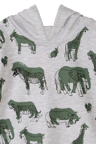 Sweater met Capuchon en Joggingbroek - Mushi - Groen