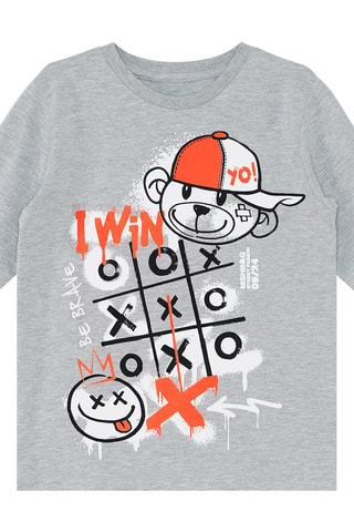 Camiseta y pantalón de chándal - Gris