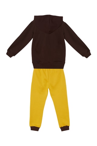 Sudadera y pantalón de chándal - Marrón