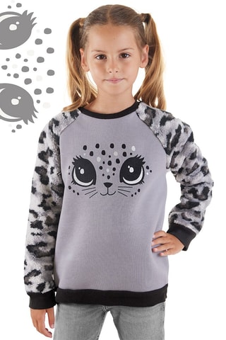 Sudadera - Denokids - Gris