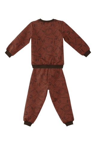 Sweater en Joggingbroek Bruin - Denokids - Bruin