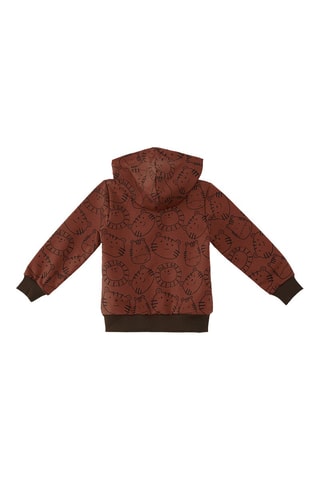 Sweater met Capuchon Bruin - Denokids - Bruin