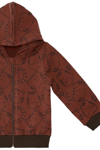 Sweater met Capuchon Bruin - Denokids - Bruin
