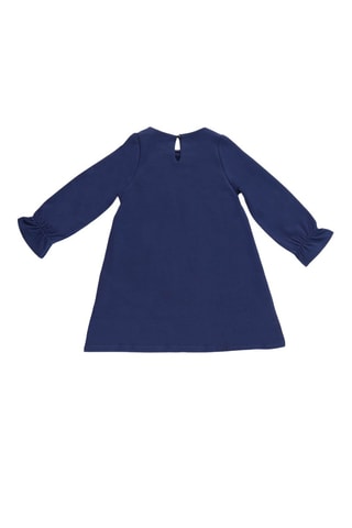 Vestido trapecio - Denokids - Azul