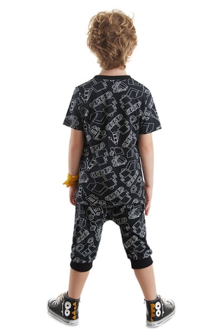 Camiseta y short - Negro