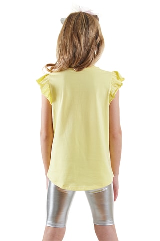Camiseta y leggings Ballerina Unicorn - Amarillo
