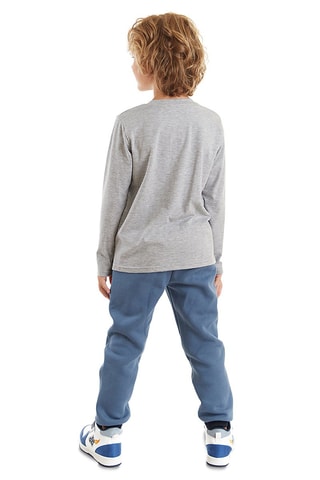 Sudadera y pantalón de chándal Construction - Denokids - Gris