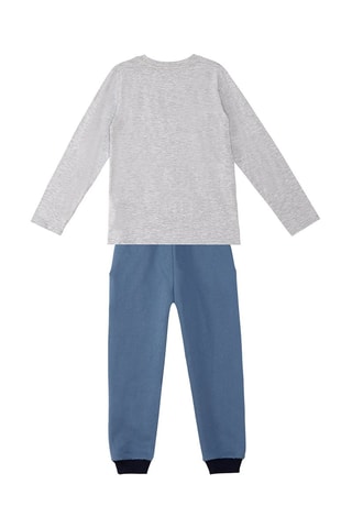 Sudadera y pantalón de chándal Construction - Denokids - Gris