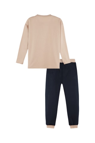 T-shirt en Joggingbroek - Beige