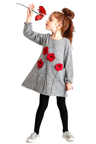 Vestido Poppy - Gris