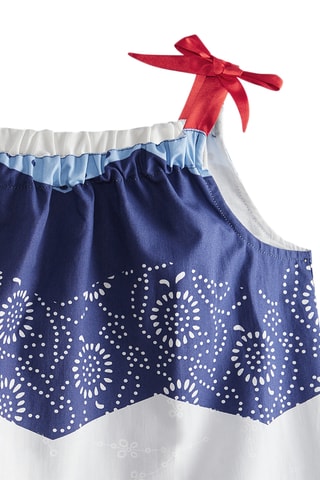 Vestido sin mangas Wavy - Azul marino