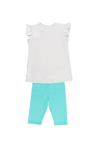 Camiseta y leggings - Blanco