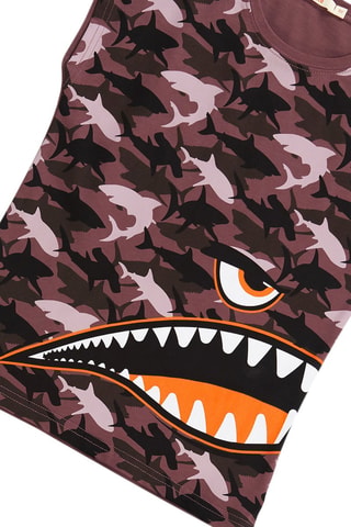 Camiseta y sarouel - Negro y marrón