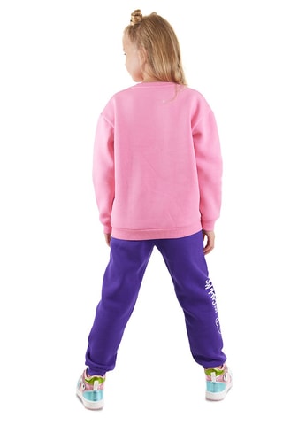 Sudadera y pantalón de chándal - Violeta y rosa