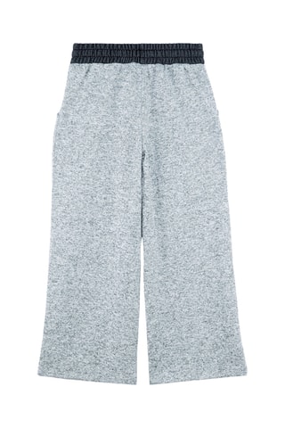 Pantalón wide leg - Gris