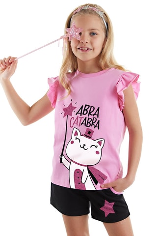 Camiseta y short - Rosa