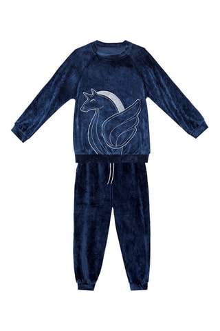 Sudadera y pantalón de chándal - Azul marino