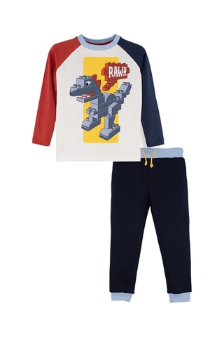 Camiseta y pantalón de chándal - Blanco