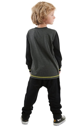 Camiseta y pantalón de chándal - Negro y gris