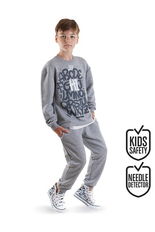 Sudadera y pantalón de chándal - Gris oscuro