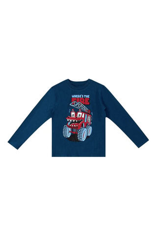 Camiseta y pantalón de chándal - Azul marino