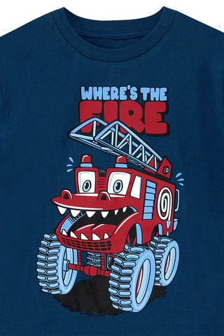 Camiseta y pantalón de chándal - Azul marino