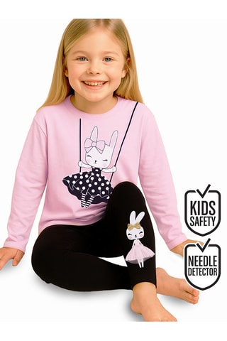 Camiseta y leggings - Rosa