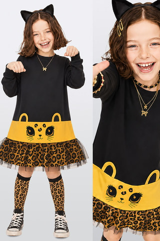 Vestido - Denokids - Negro