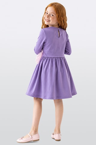 Vestido evasé - Denokids - Violeta
