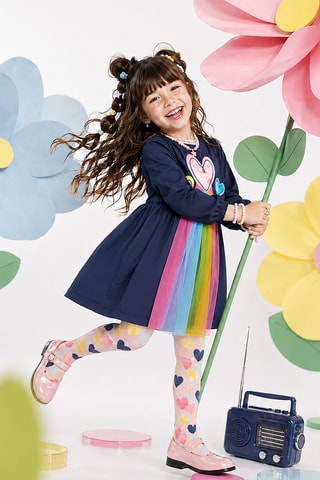 Vestido sudadera - Denokids - Azul oscuro