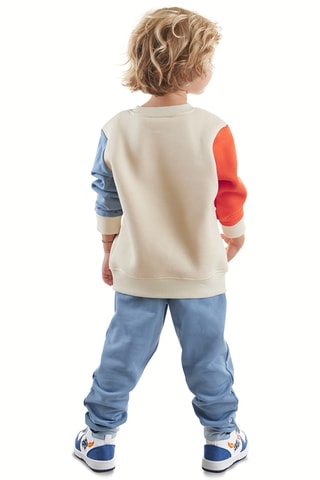 Sudadera y pantalón de chándal - Beige