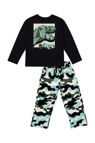 Top en Broek - Denokids - Zwart