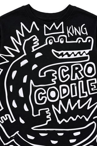 T-shirt en Joggingbroek - Denokids - Zwart