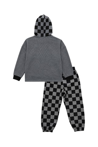 Sudadera y pantalón de chándal - Denokids - Antracita