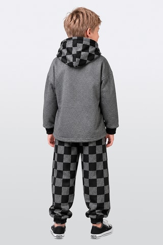 Sudadera y pantalón de chándal - Denokids - Antracita