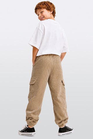 Pantalón cargo - Denokids - Beige