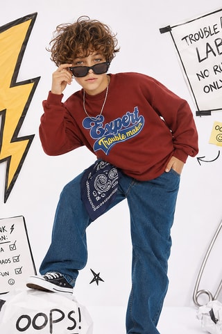 Sweater - Denokids - Bruin
