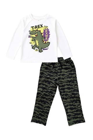 Top en Broek - Denokids - Wit