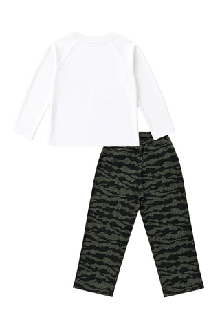 Top en Broek - Denokids - Wit